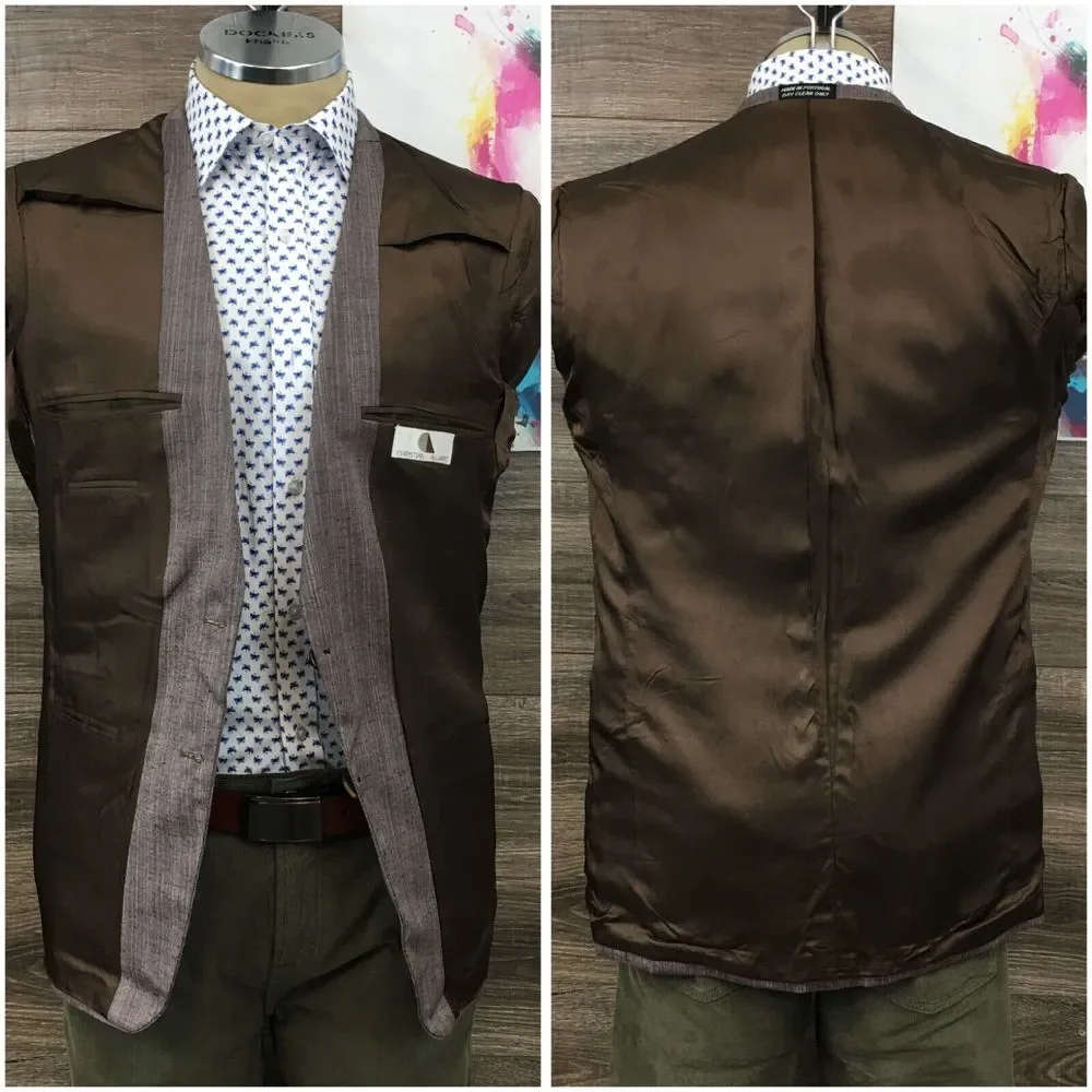 VINTAGE Mens Blazer Sport Coat Two Button‎ Casual Jacket Size 40R Wool Suit